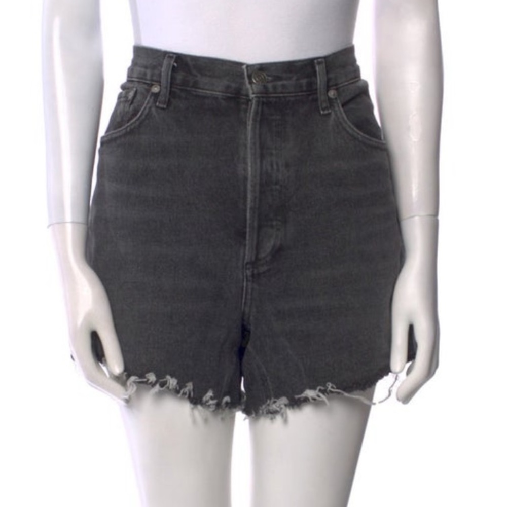 AGOLDE Gray Jean Shorts Size: M US 30